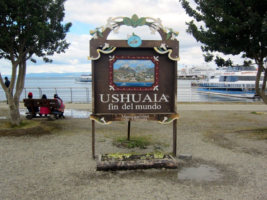 Cartello Fine del Mondo, Ushuaia