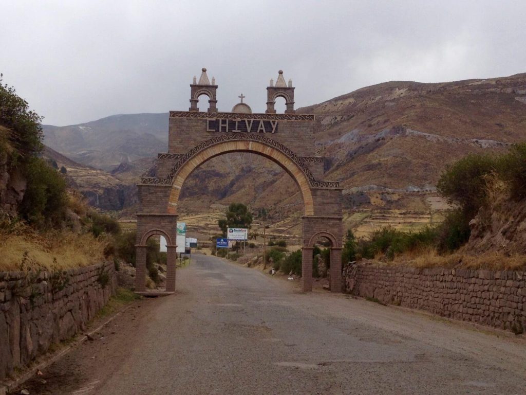 Ingresso a Chivay
