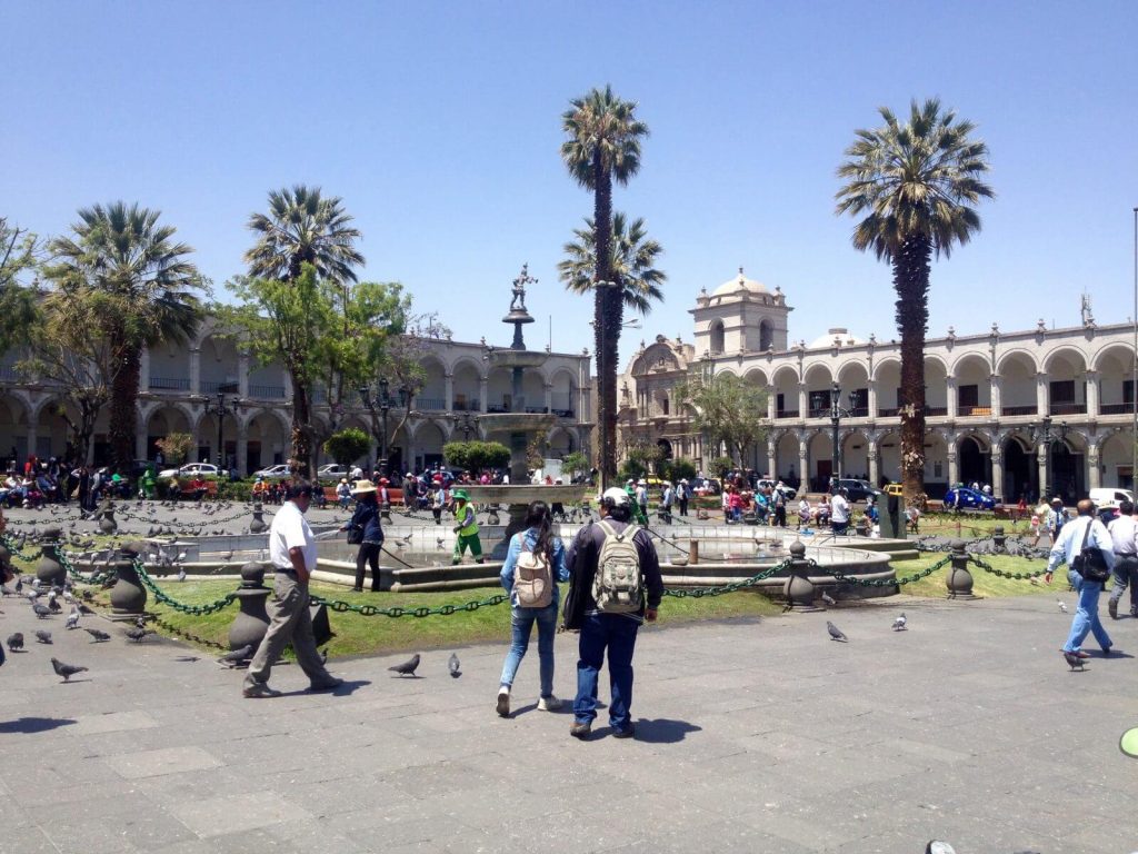 Plaza de Armas di Arequipa