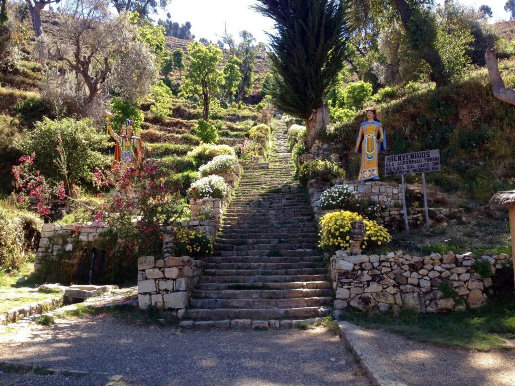Escalera Inca, da salire con malta calma, l'altitudine influisce sulle prestazioni