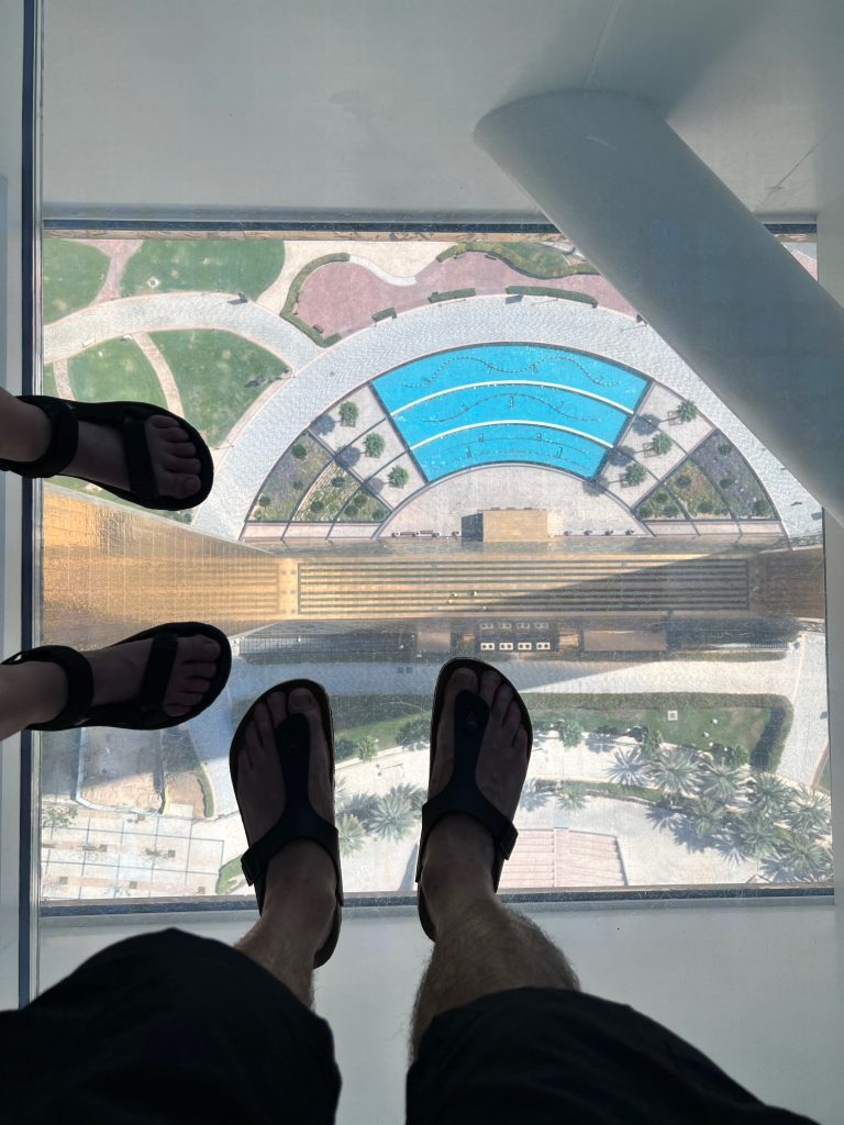 Vetro del ponte panoramico