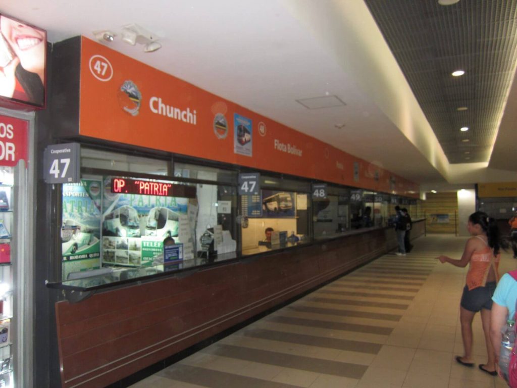 Biglietteria del Terminal Guayaquil