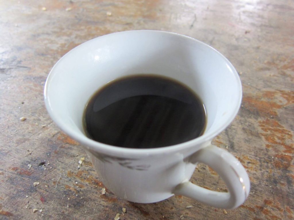 Una buona tazza di caffè organico!