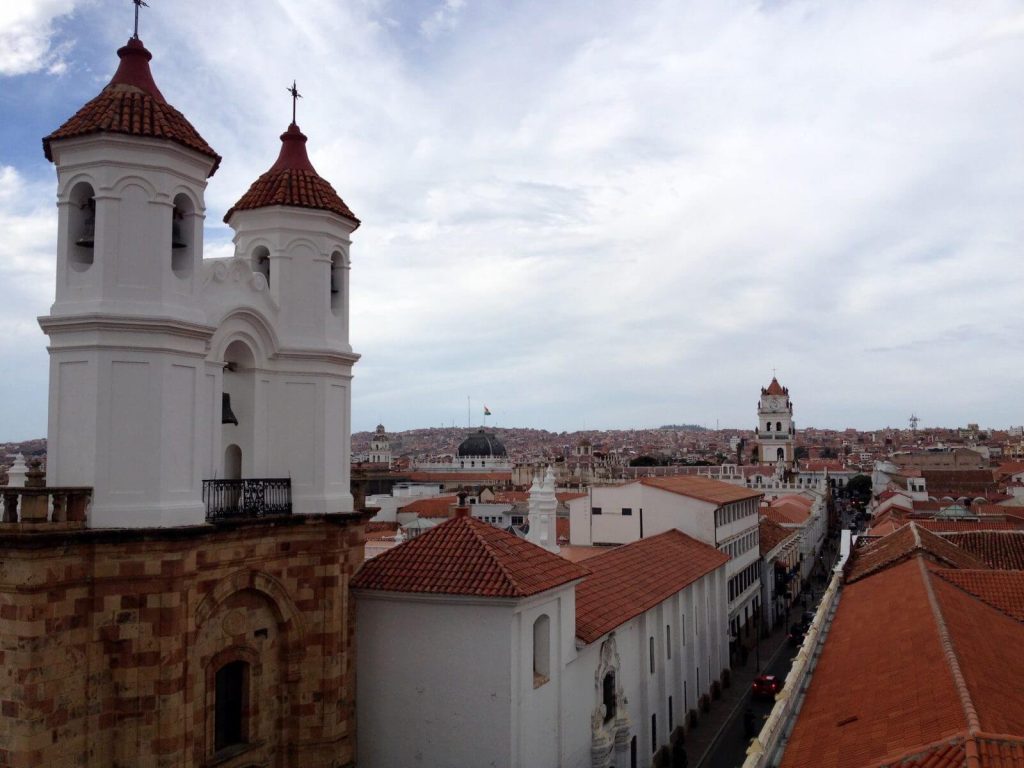 Sucre vista dal campanile de la Merced