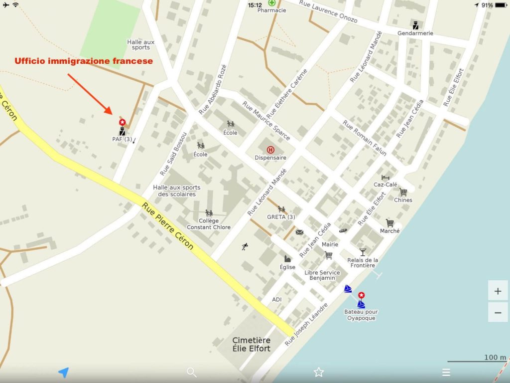 Clicca per ingrandire, mappa di Oyapoque