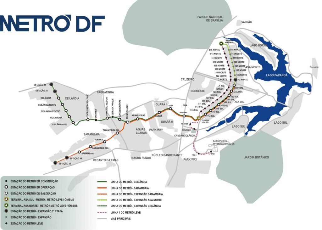 Metro Brasilia.Clicca per ingrandire