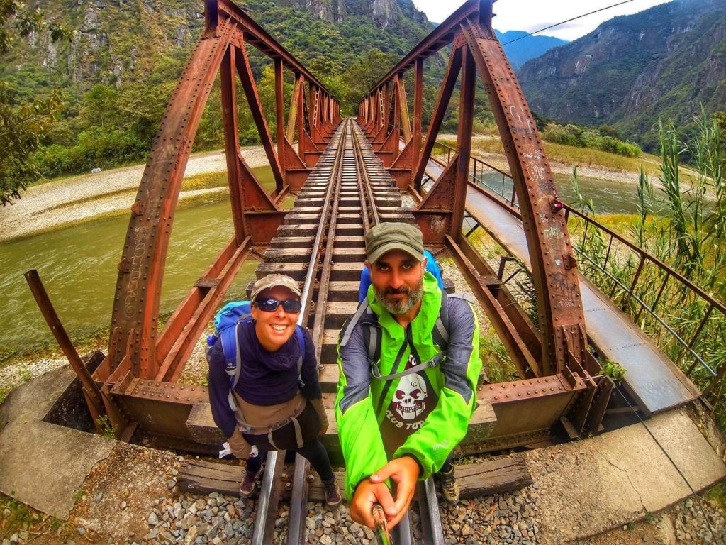 Percorso pianeggiante da Idroelettrica ad Aguas Calientes