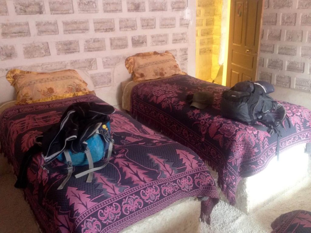 Letti in dormitorio da 6 a Chuvica, nell'ostello di sale