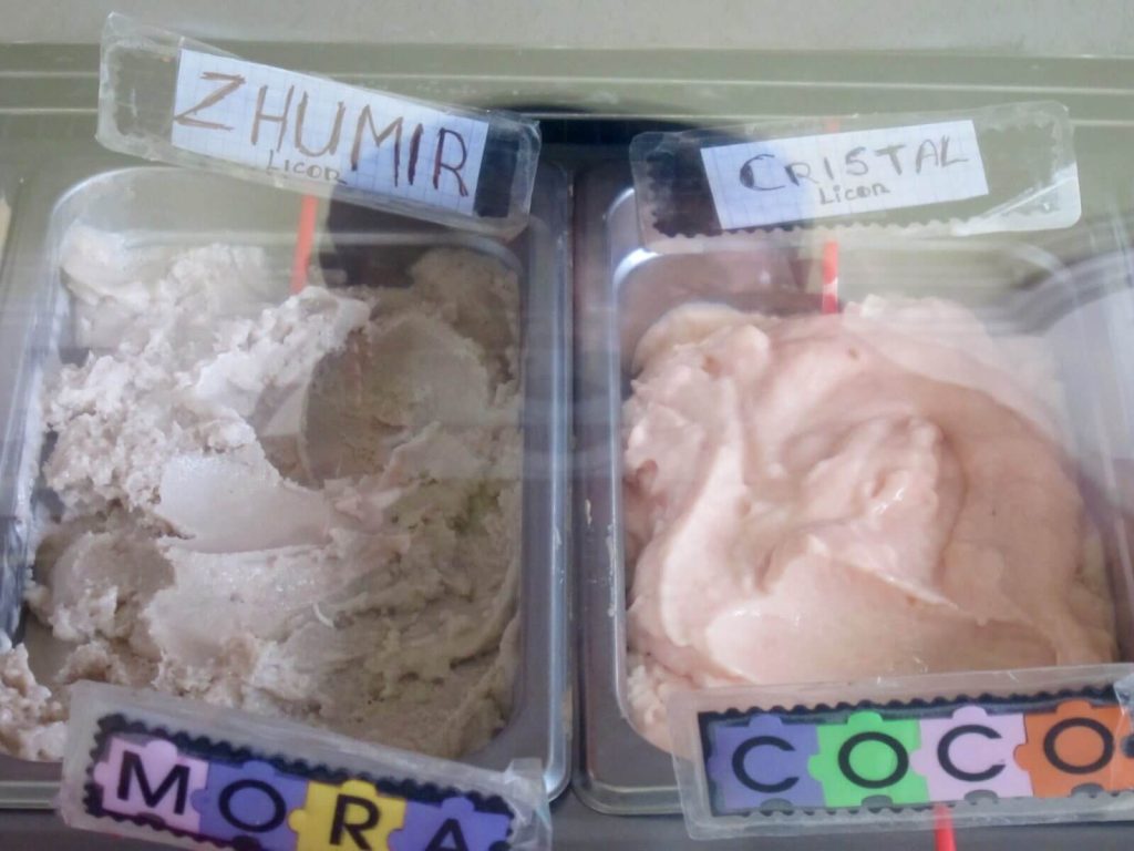 Gelato al liquore Zhumir