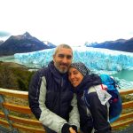 Le #2caprenelmondo davanti al Perito Moreno