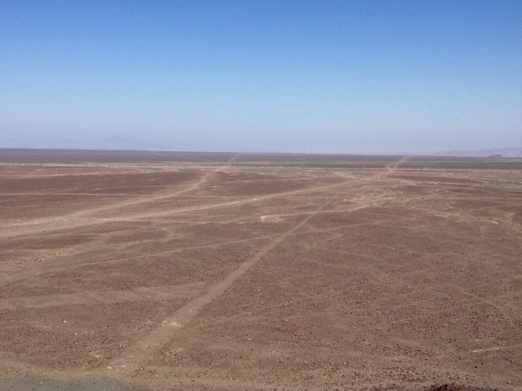 Linee rette viste dal Cerro Naturale