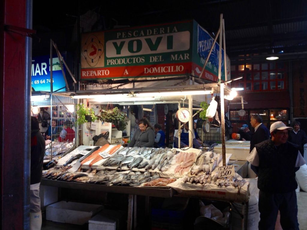 Mercato del pesce, Santiago del Cile