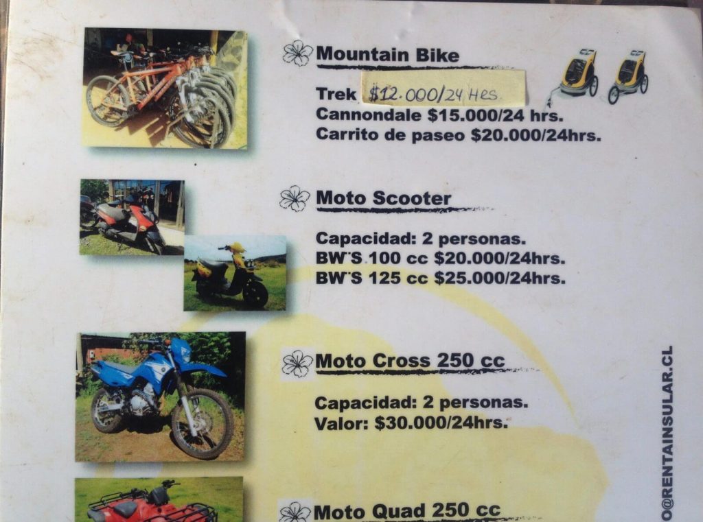 Noleggio veicoli a 2 ruote