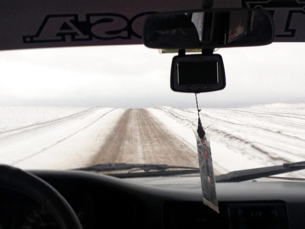 Durante il nostro viaggio verso il Cile, il Passo Hito Cajon è stato chiuso per neve