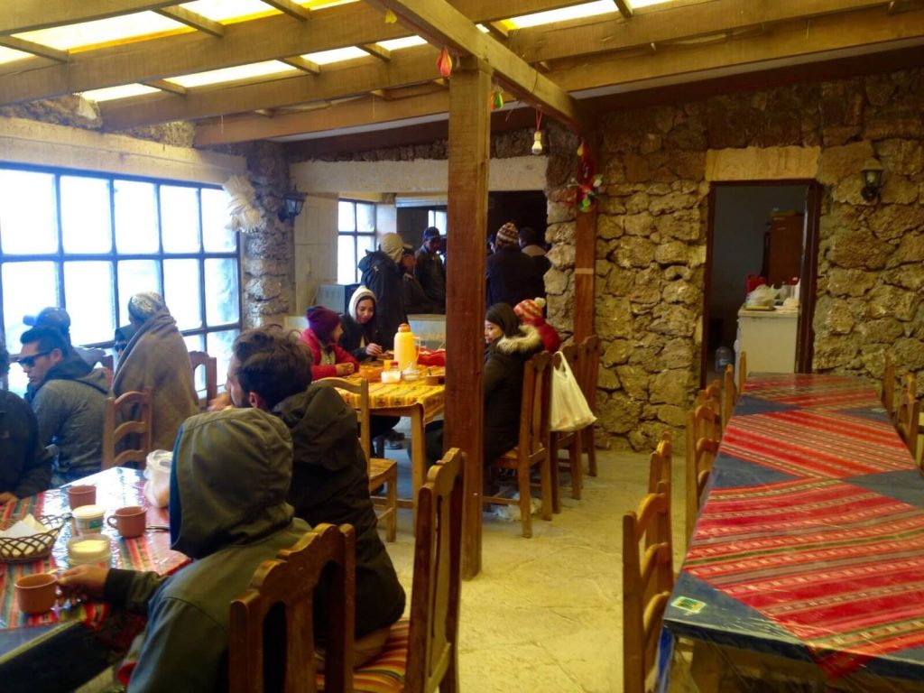 Rifugio di Hito alla frontiera Bolivia-Cile