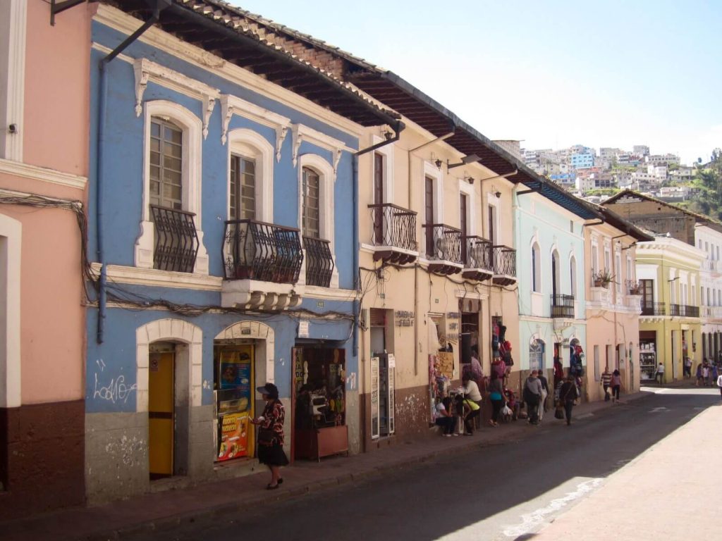 Strade di Quito, Città Vecchia
