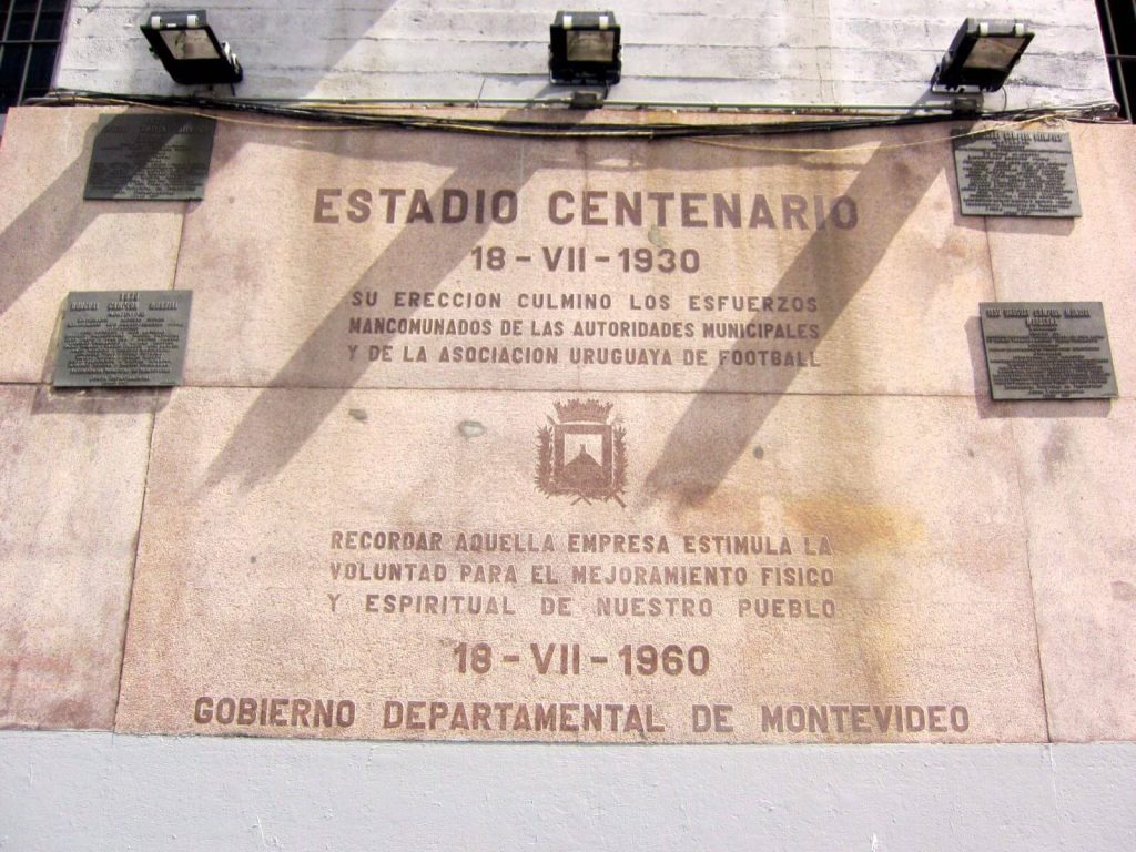 Targa dello Stadio Centenario