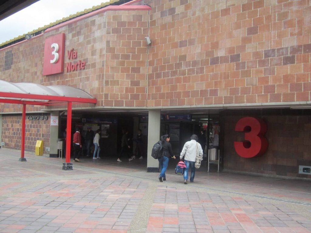 Terminal 3, dove partono i bus in direzione Nord