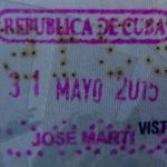Timbro ingresso cubano