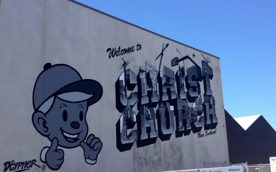 Street Art di Christchurch, itinerario a piedi