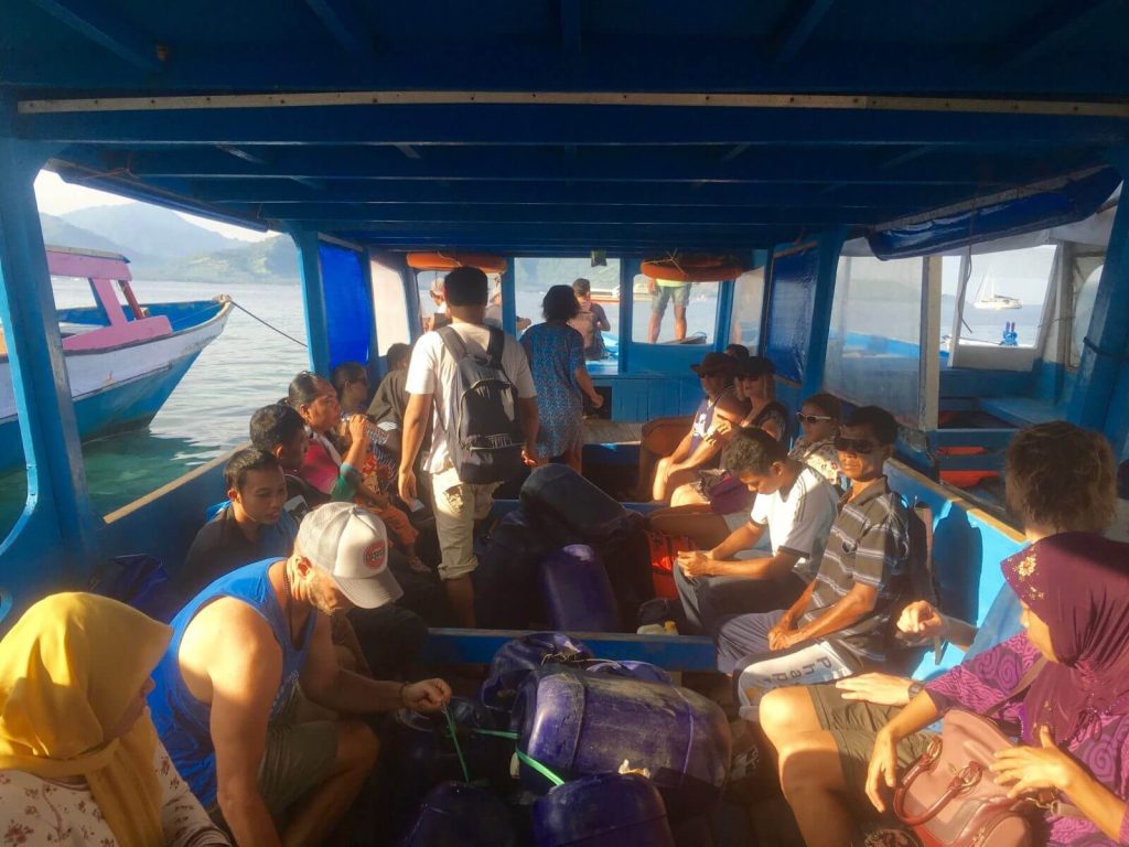 Barca pubblica Gili-Lombok