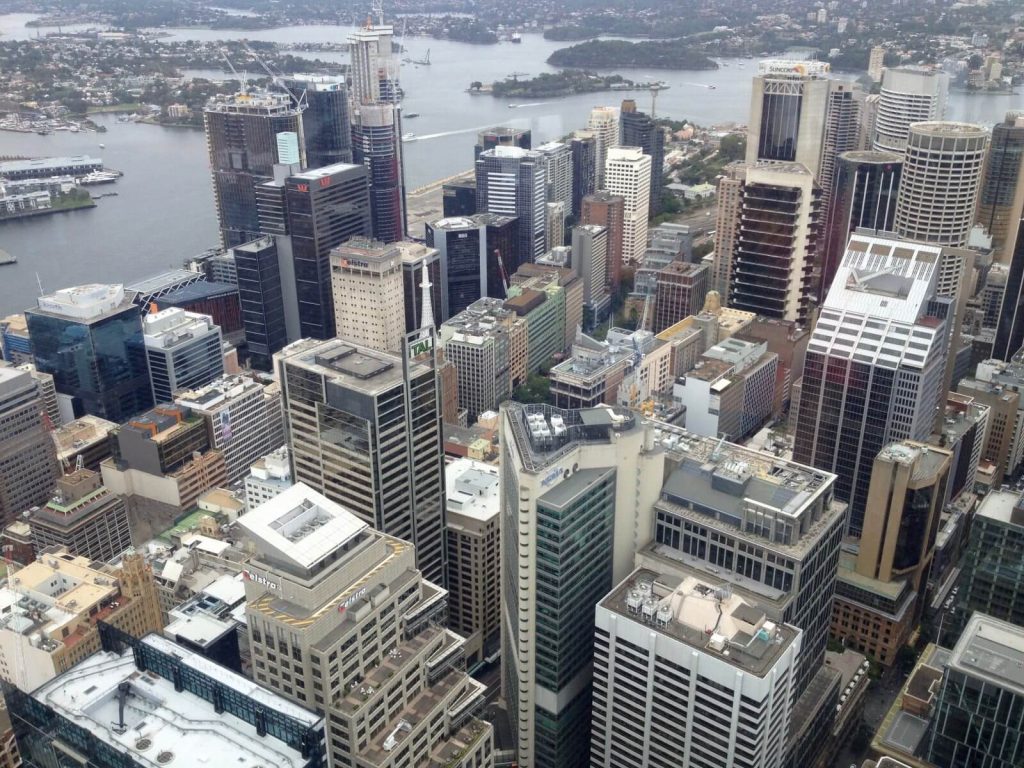 CBD dalla Sydney Tower