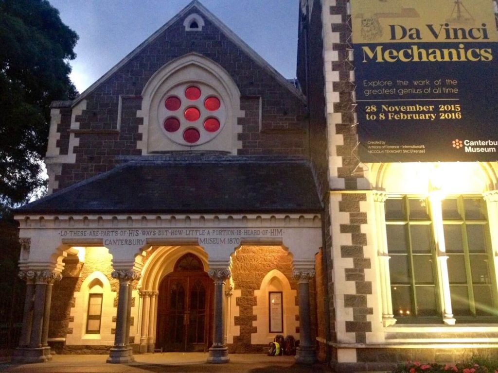 Canterbury Museum, il nostro rifugio dalla pioggia e luogo di partenza
