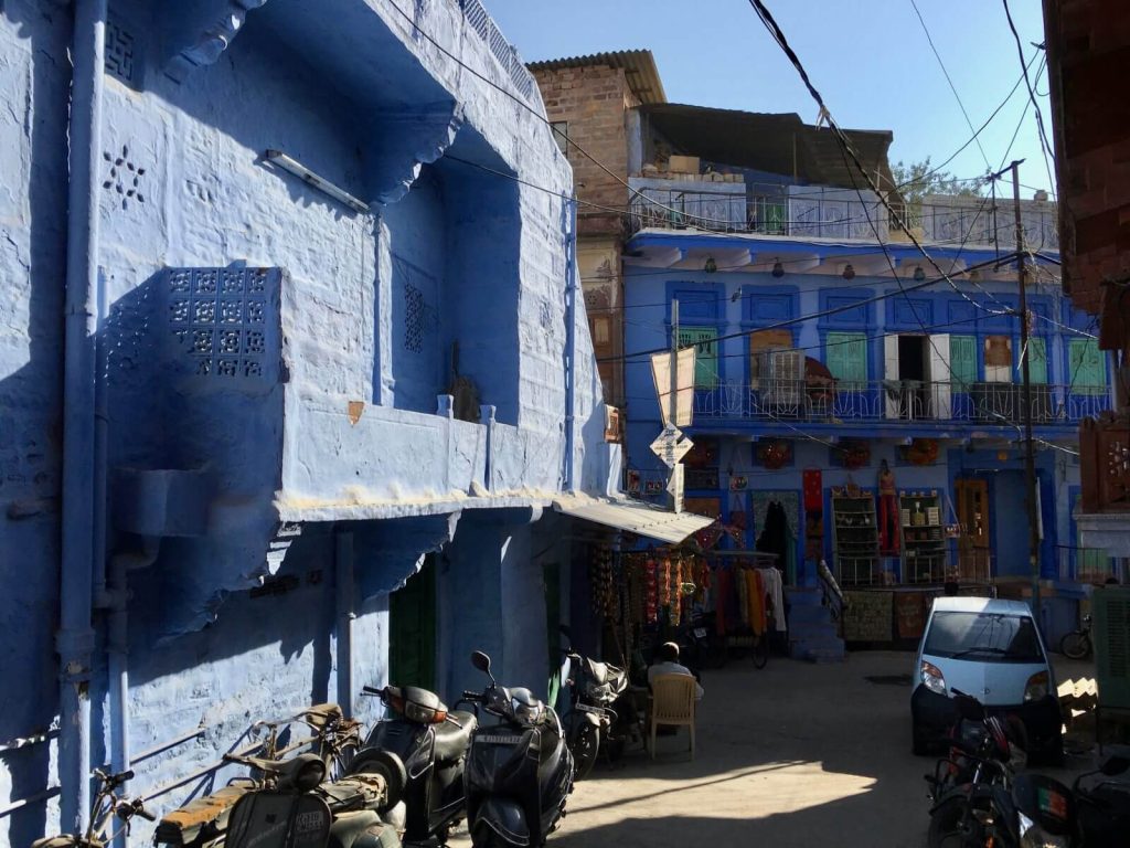Case blu di Jodhpur