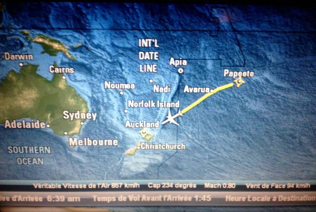 Viaggio nel tempo. Da Papeete ad Auckland