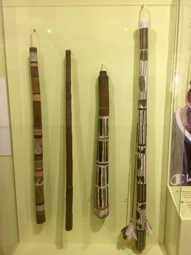 Didgeridoo al museo di Darwin