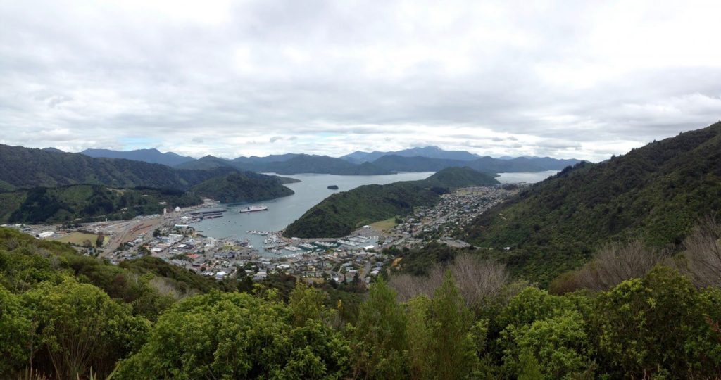 Picton dal Hill Top View, si raggiunge seguendo il Tirohanga Track