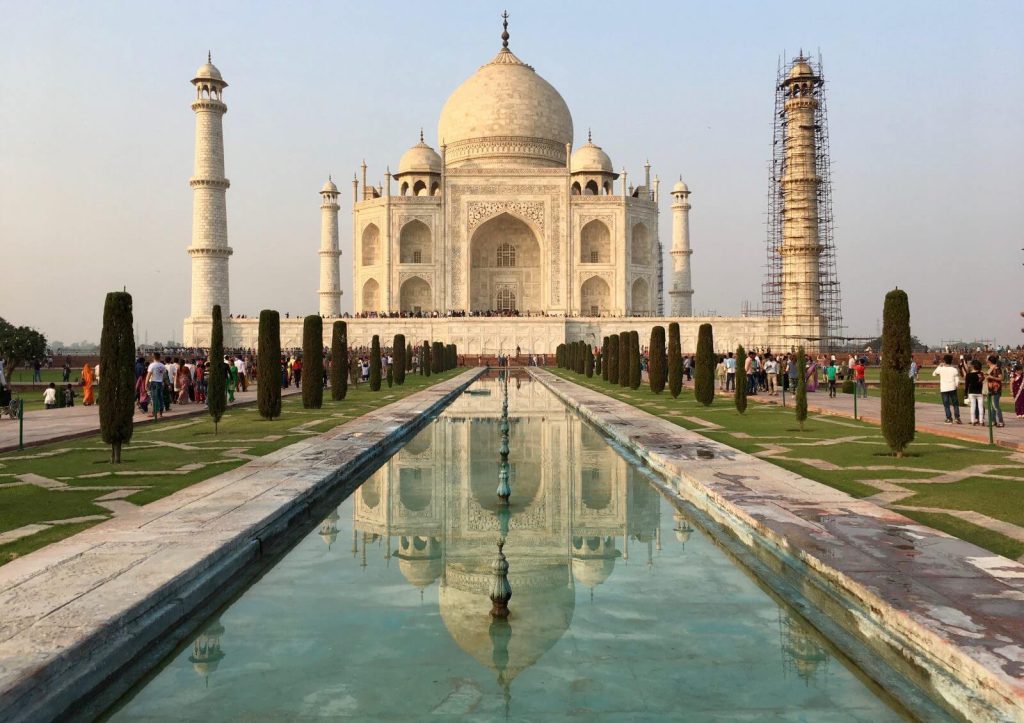 Il Taj Mahal, una delle 7 meraviglie del Mondo
