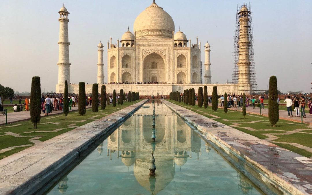 Visita al Taj Mahal, India