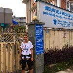 Il centro servizi del visto indiano si trova a 20 minuti a piedi da Thamel