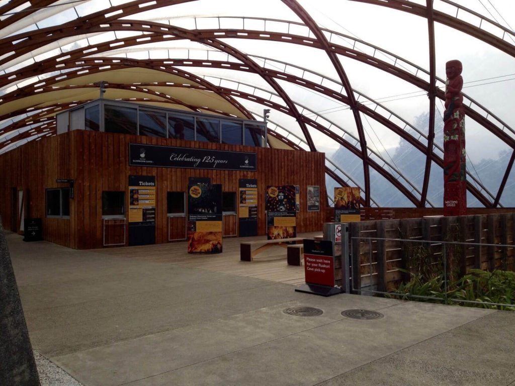 Ingresso alle Glowworms Caves