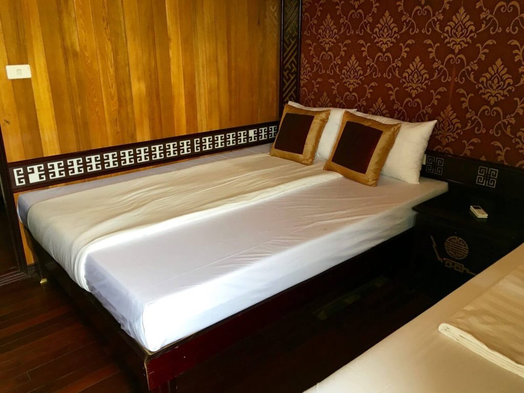 La nostra camera da letto sulla barca