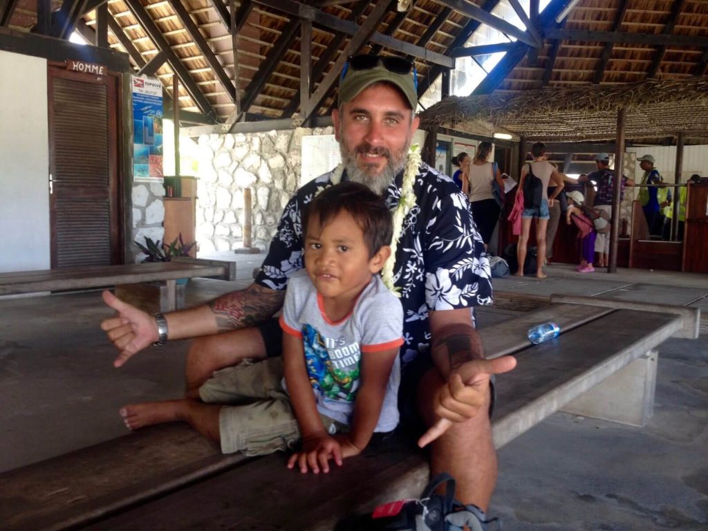 Luca con Nainoa