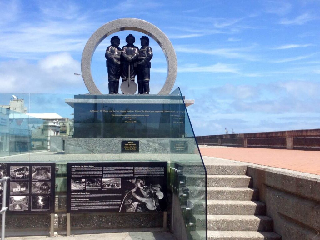 Monumento ai minatori, Greymouth