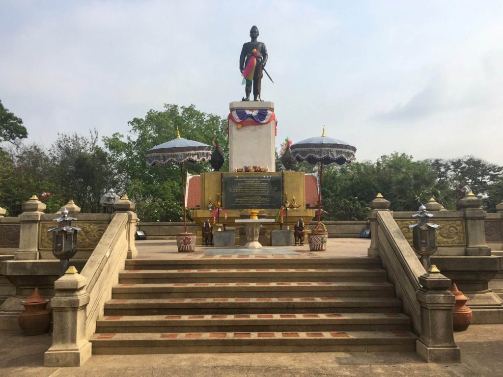 Monumento dedicato al re più importante di Ayutthaya: U Thong