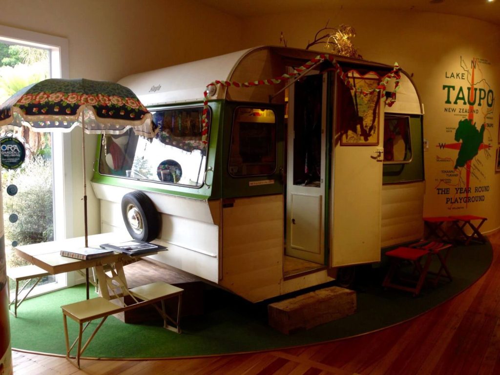Roulotte anni '60 al Museo Taupo