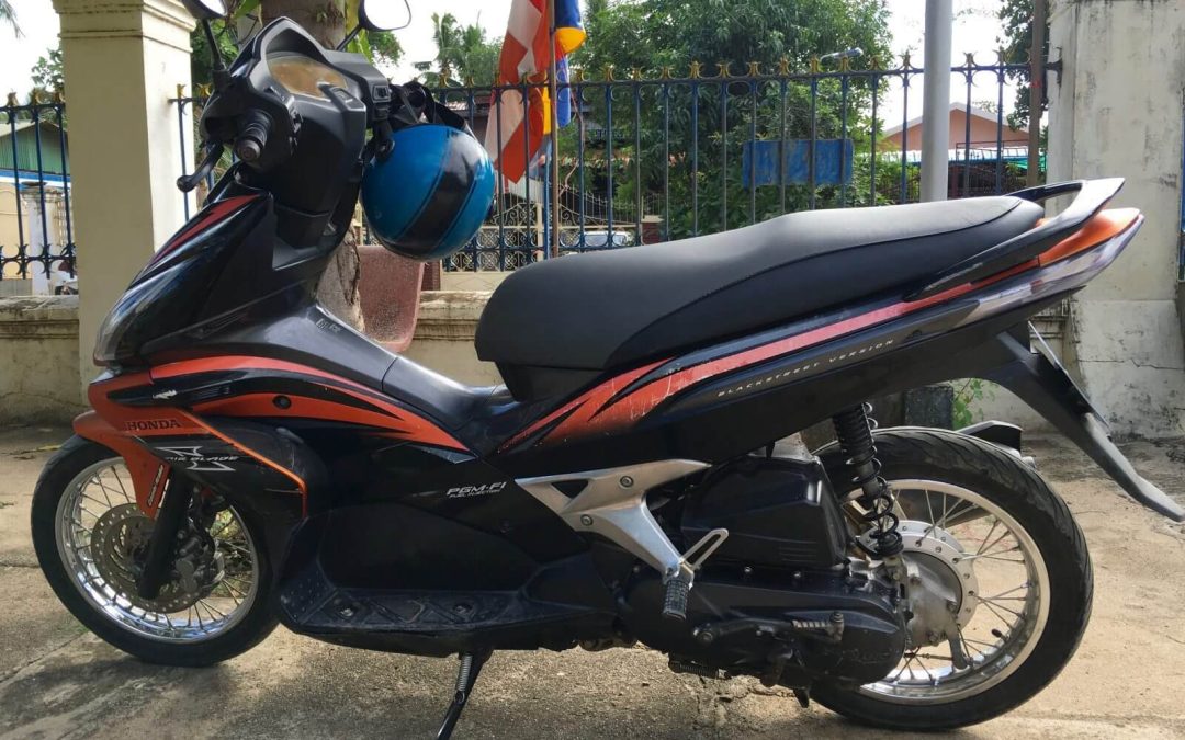 Come noleggiare uno scooter in Cambogia