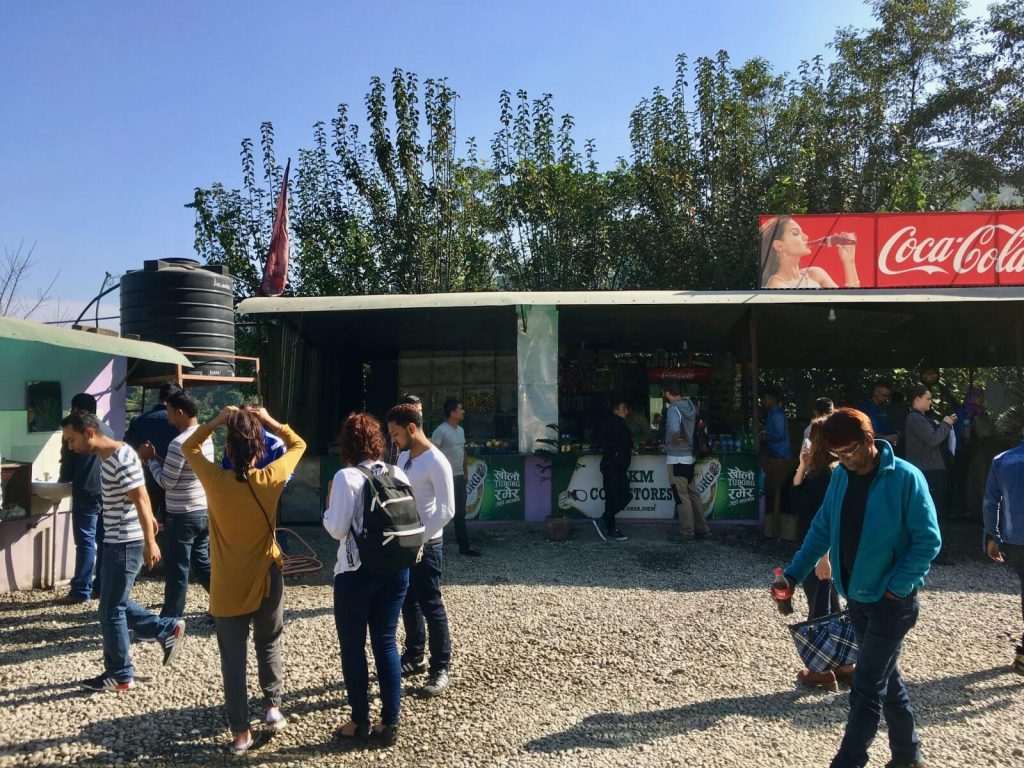 Stazione di servizio nepalese