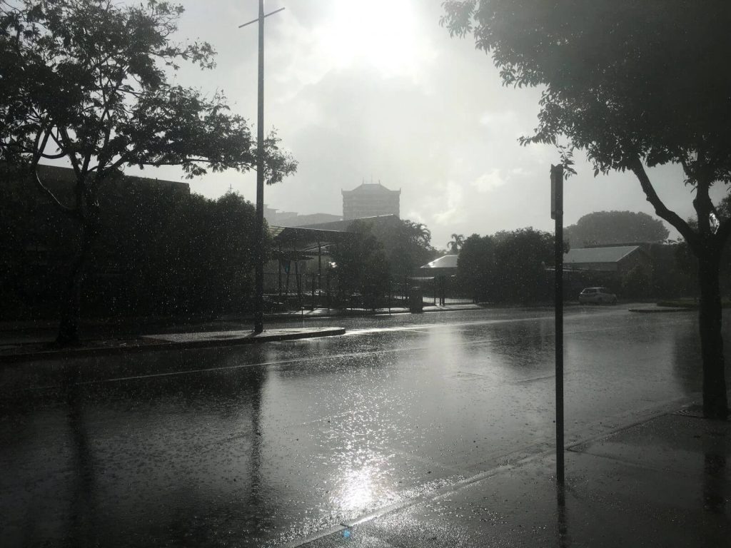 Temporale di benvenuto a Darwin
