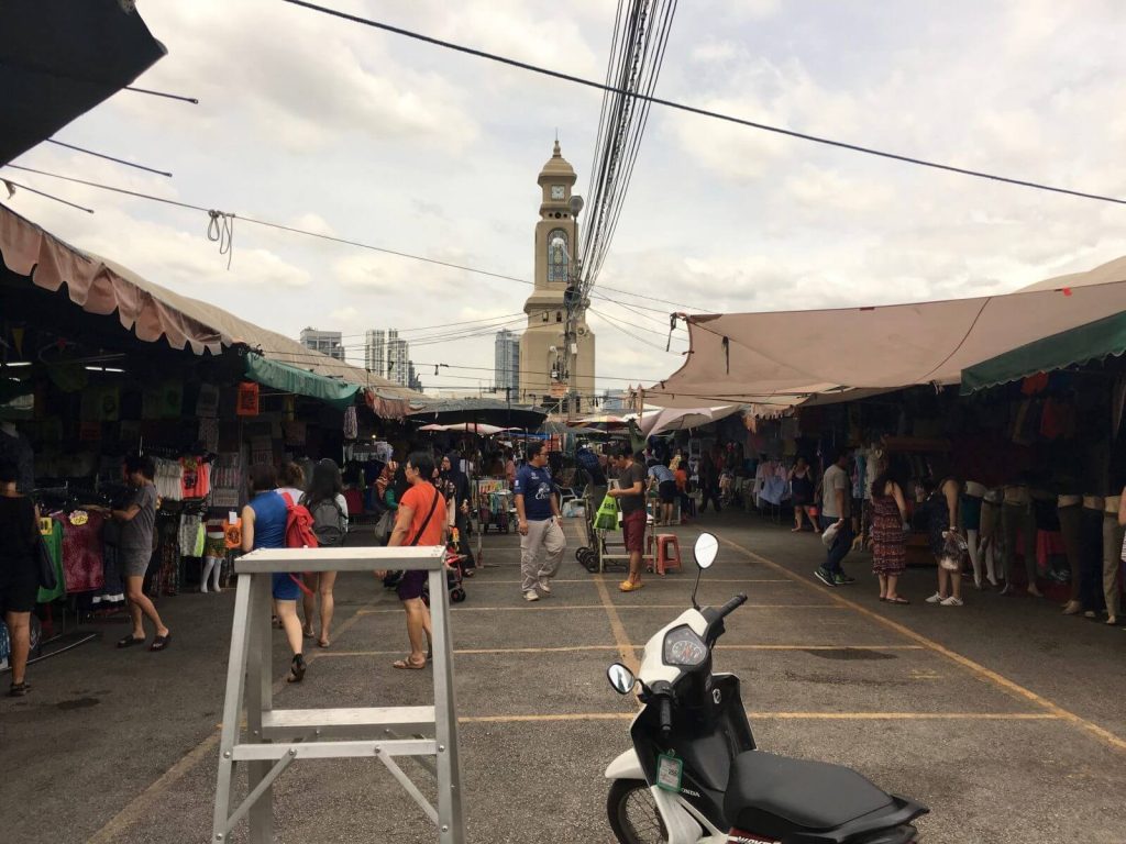 Torre dell’orologio, mercato di Chatuchak