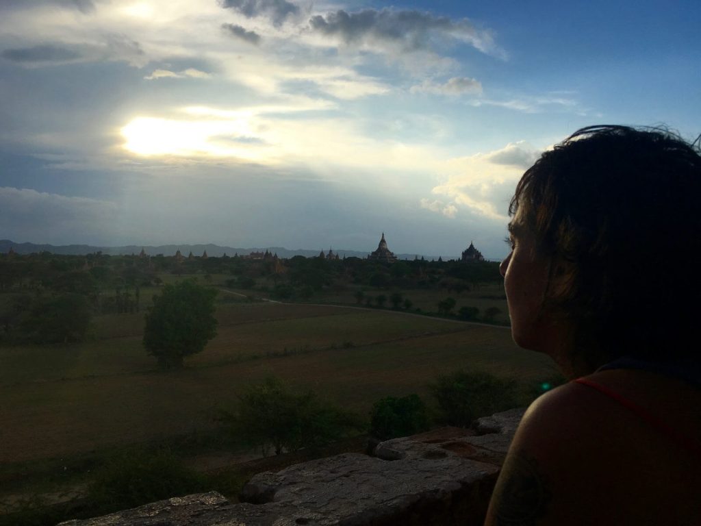 Tramonto dal Taung Guni Phaya