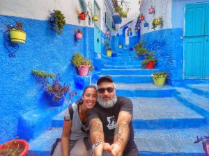 Luca e Roby a Chefchaouen Luca e Roby a Chefchaouen