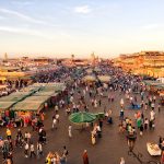 Che cosa vedere a Marrakech, Marocco Piazza Jemaa el-Fnaa al tramonto