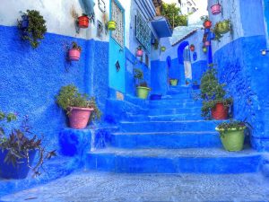 Scalini blu, Chefchaouen Scalini blu, Chefchaouen