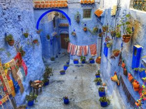 Vasi e mura blu, Chefchaouen Vasi e mura blu, Chefchaouen