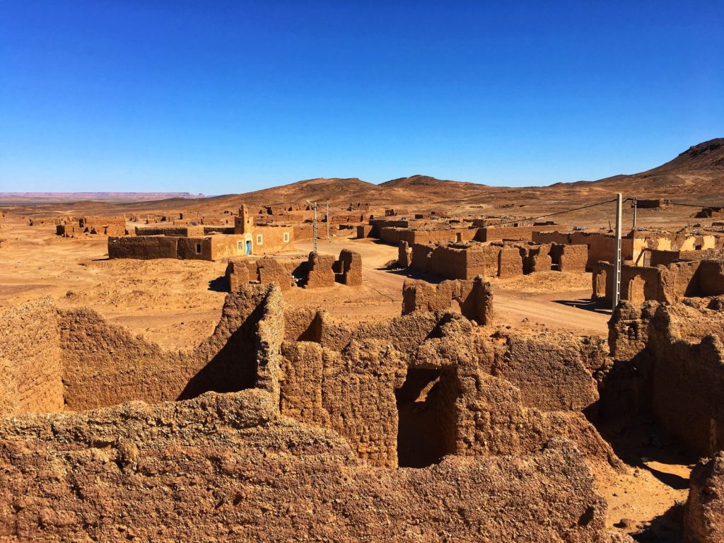 Villaggio abbandonato, Marocco